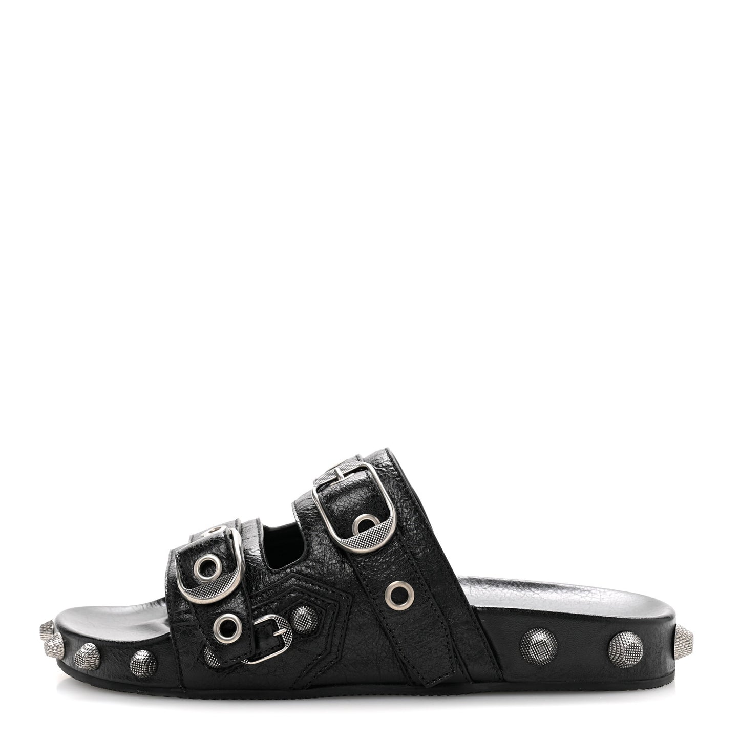 Agneau Arena Cagole Mens Slide Sandals 43 Black