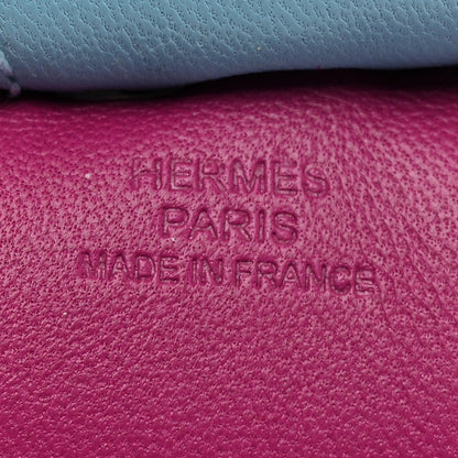 Hermes Milo Lambskin Grigri Rodeo Horse Bag Charm MM Rose Pourpre Cornaline Celeste 3 of 5