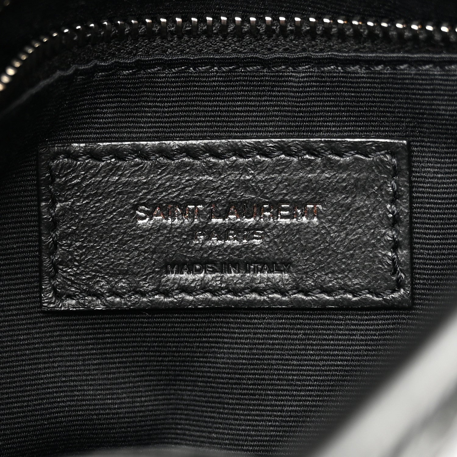 Saint Laurent SAINT LAURENT Crinkled Calfskin Matelasse Monogram Niki Chain Wallet Black 6 of 10