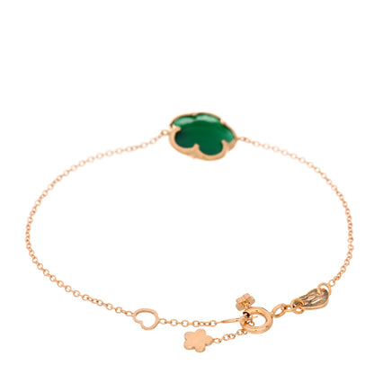 Pasquale Bruni 18K Rose Gold Diamond Green Agate Petit Joli Bracelet 2 of 3