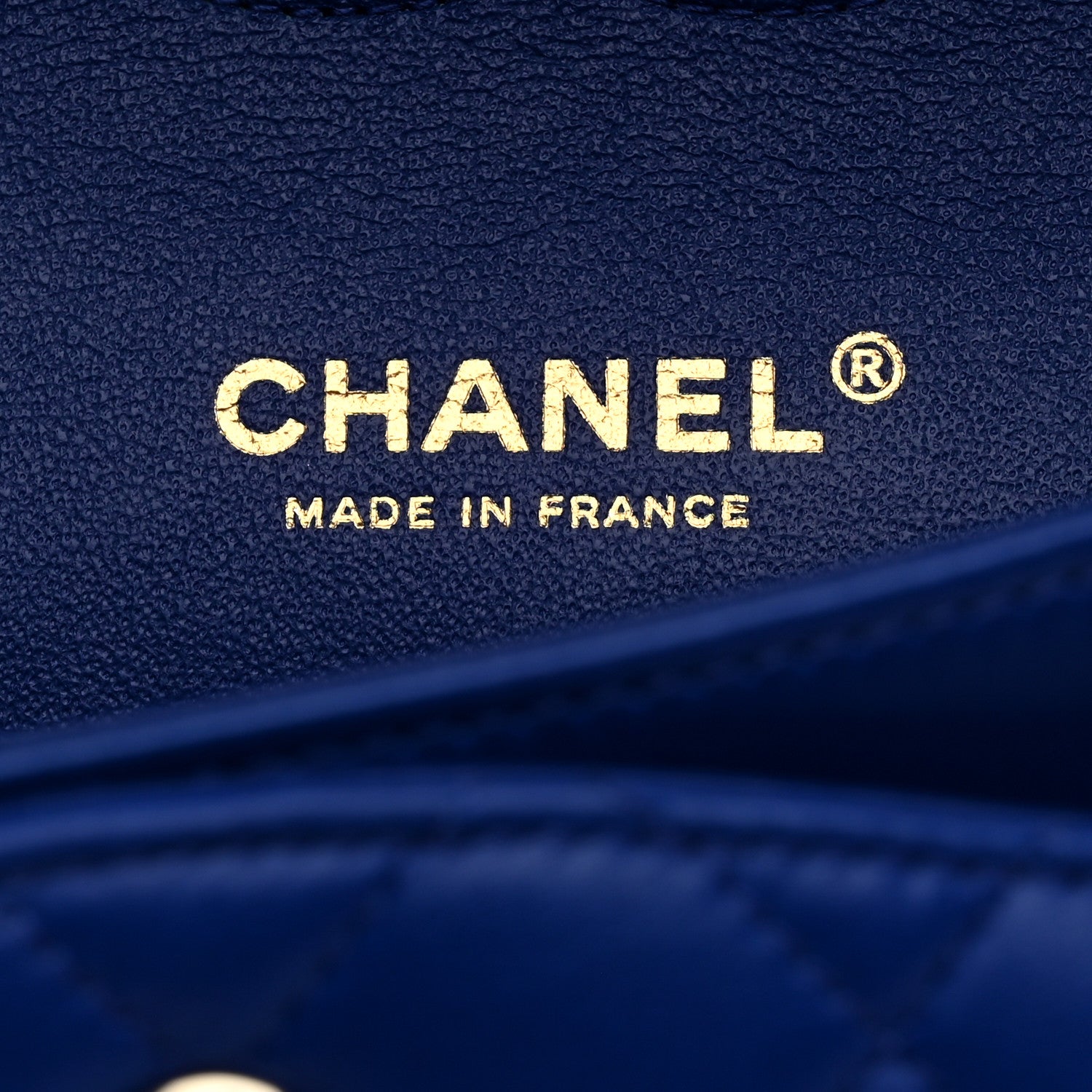 Chanel Lambskin Quilted Medium Double Flap Blue 6 of 10