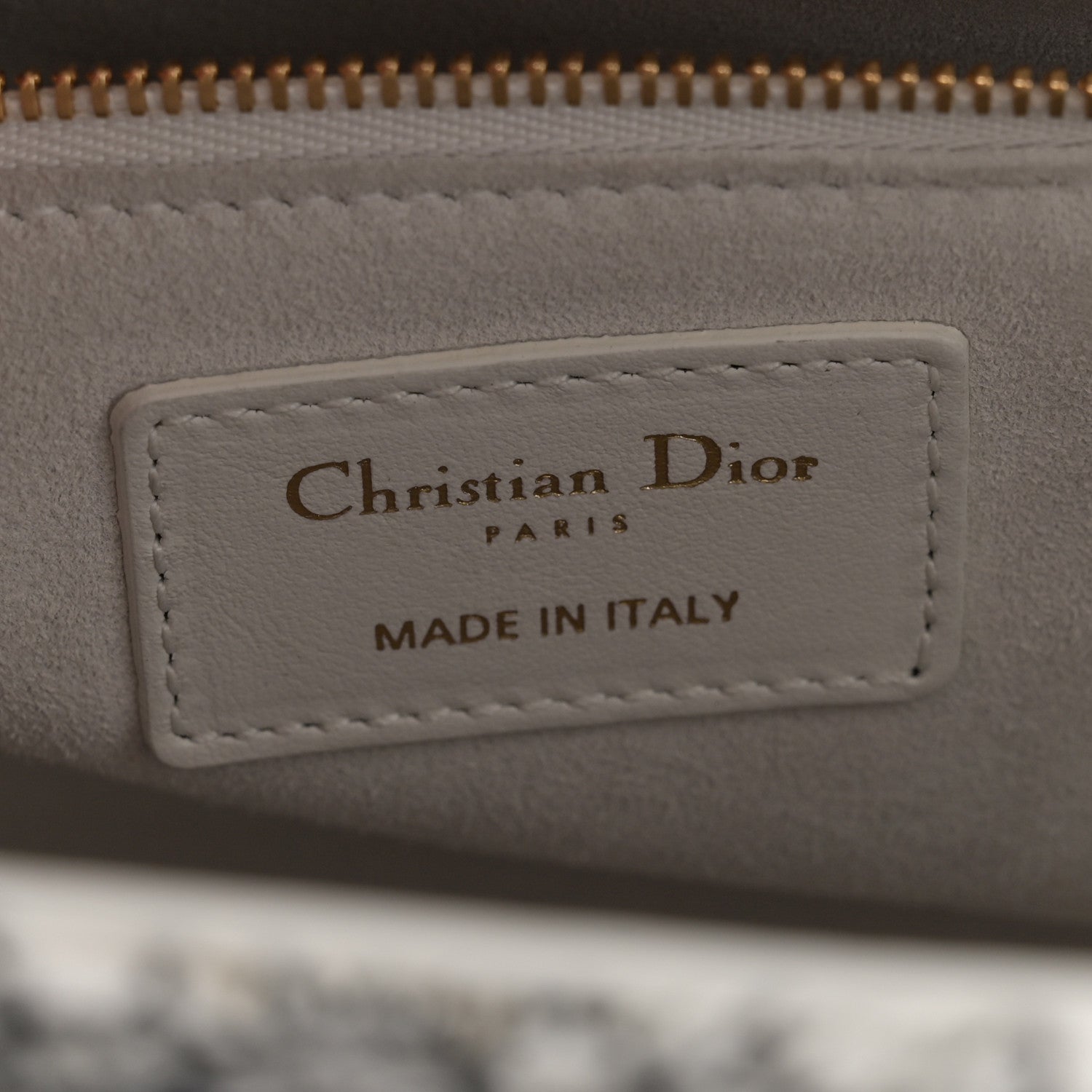 Christian Dior Calfskin Toile de Jouy Beaded Sequin Embroidered Medium Mexico Lady Dior White Multicolor 6 of 11