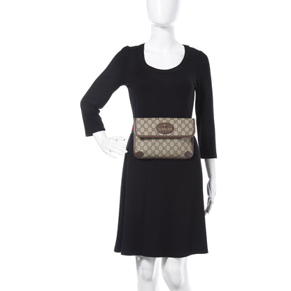 Gucci GG Supreme Monogram Neo Vintage Web Belt Bag Brown 2 of 11