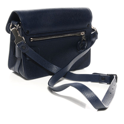 Proenza Schouler Linosa Leather Mini PS11 Classic Shoulder Bag Navy Blue 3 of 13