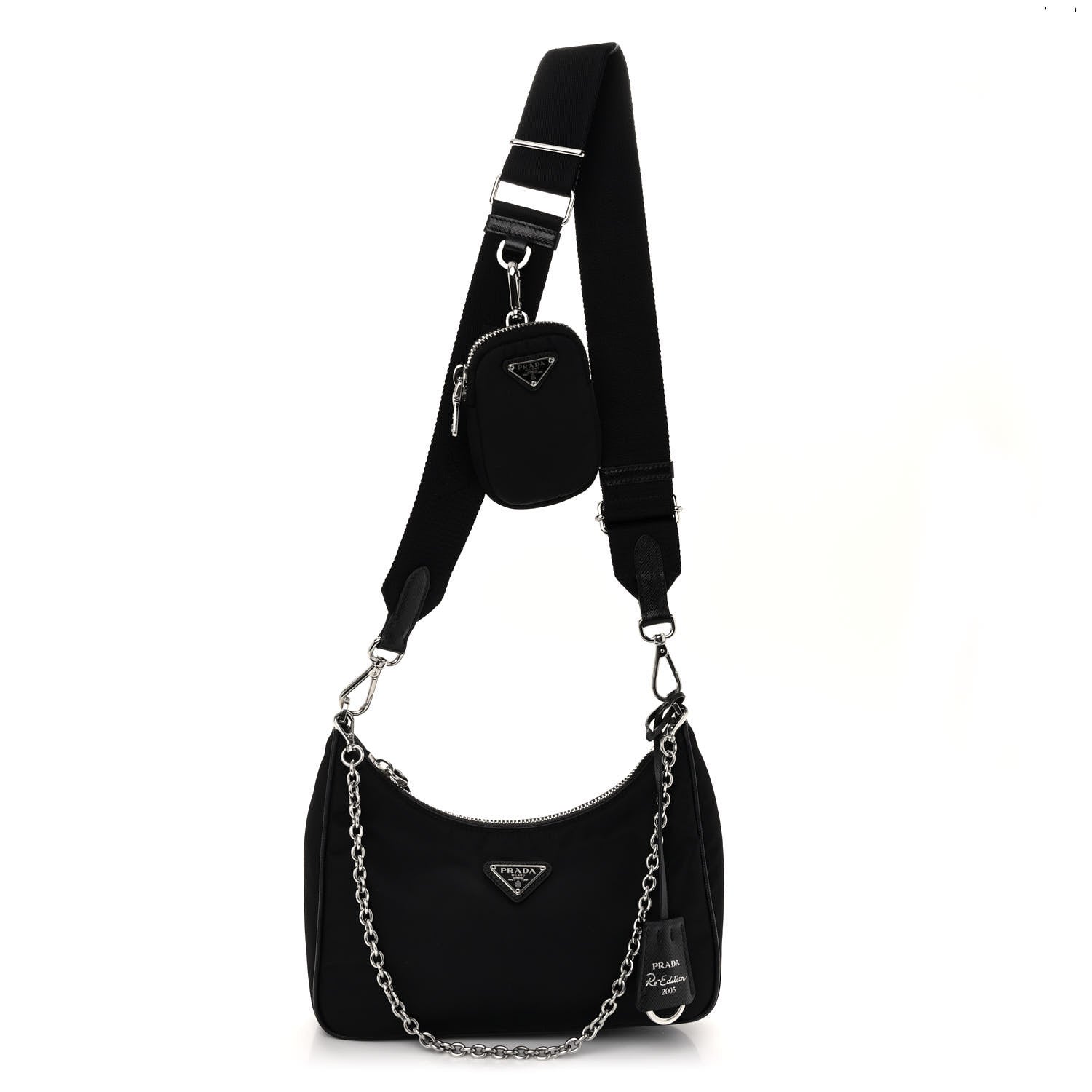 Prada Nylon Re-Edition 2005 Shoulder Bag Black 1 of 9