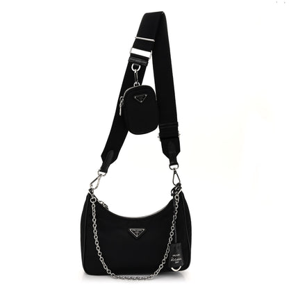 Prada Nylon Re-Edition 2005 Shoulder Bag Black 1 of 9