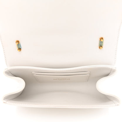 Dolce & Gabbana Calfskin Medium Devotion Crossbody Bag White 5 of 9