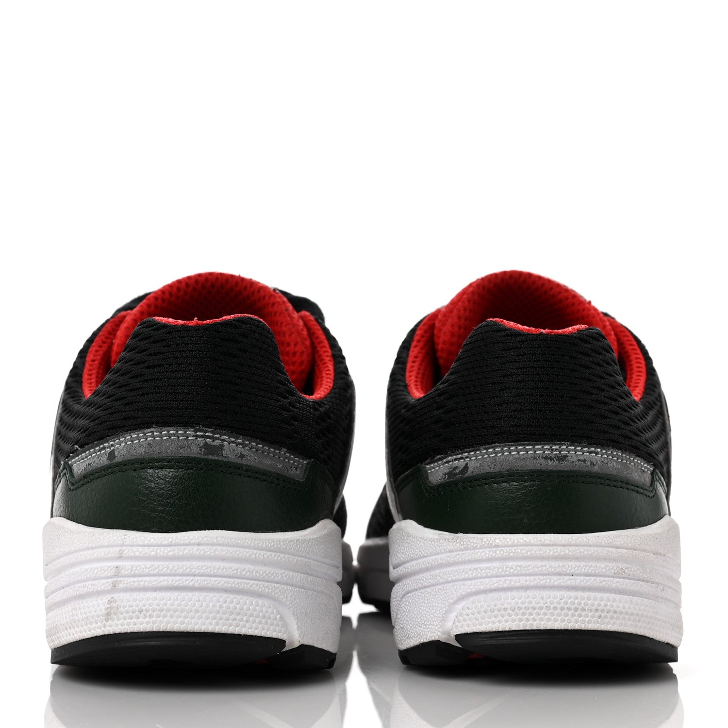 Gucci Calfskin Womens Interlocking G Sneakers 38.5 Black White 5 of 10