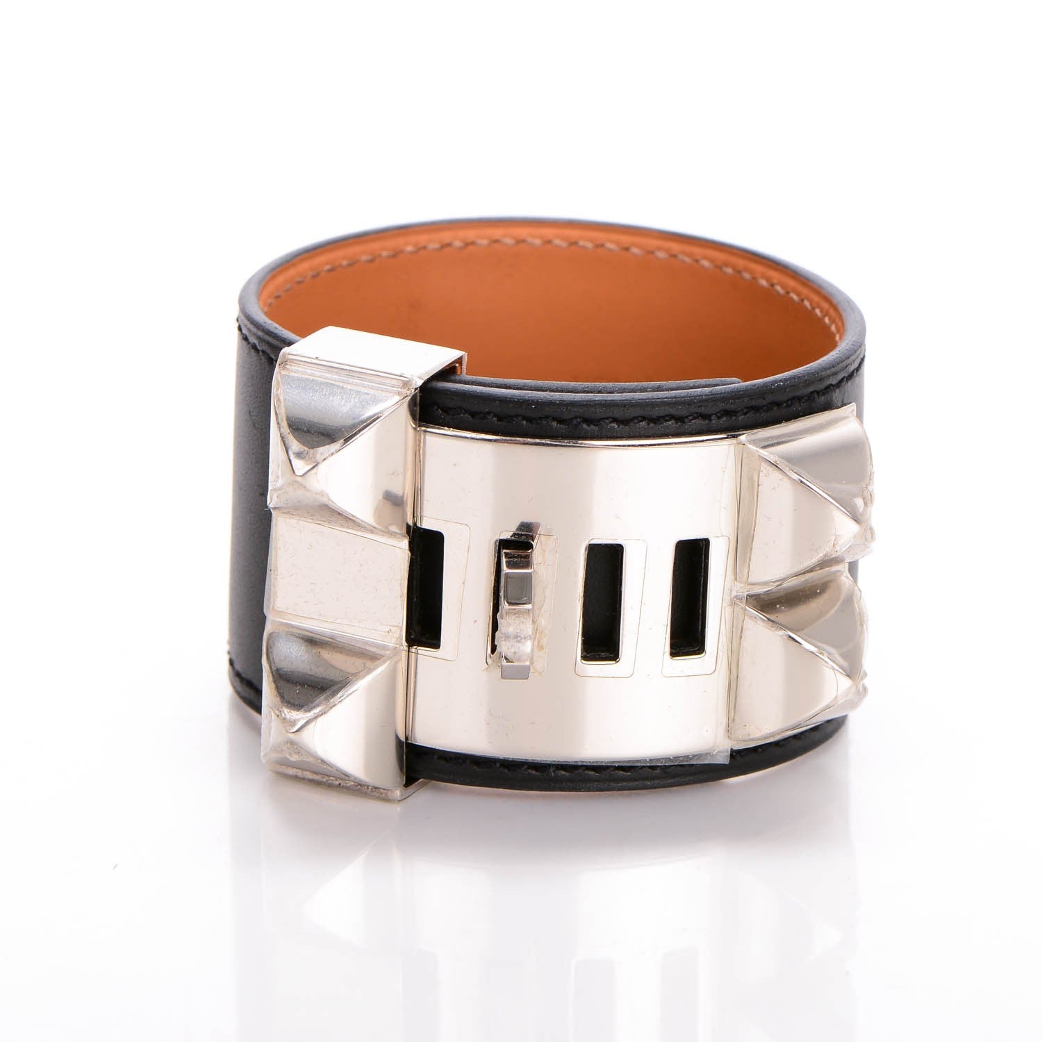 Hermes Chamonix Collier de Chien CDC Bracelet S Black 3 of 8