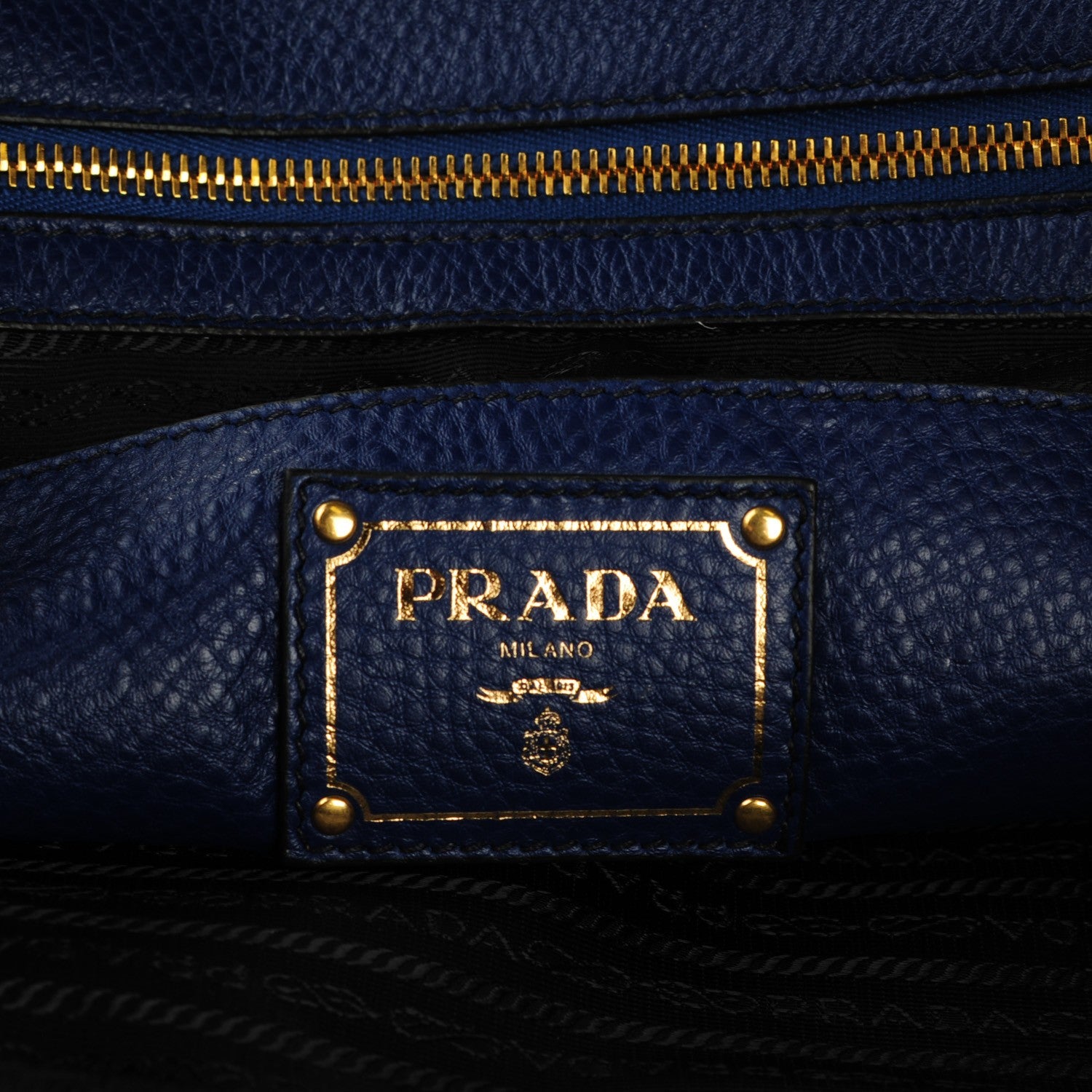 Prada Vitello Daino Tote Inchiostro 5 of 8