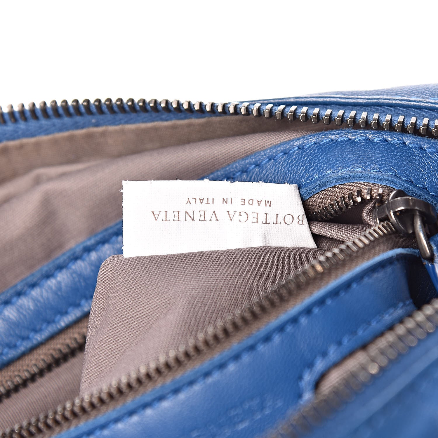 Bottega Veneta Nappa Intrecciato Messenger Bag Blue 7 of 10