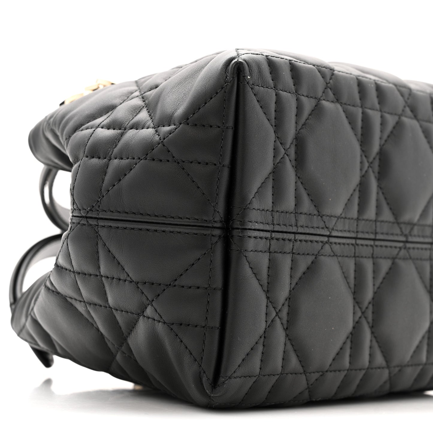 Calfskin Macrocannage Small Toujours  Black