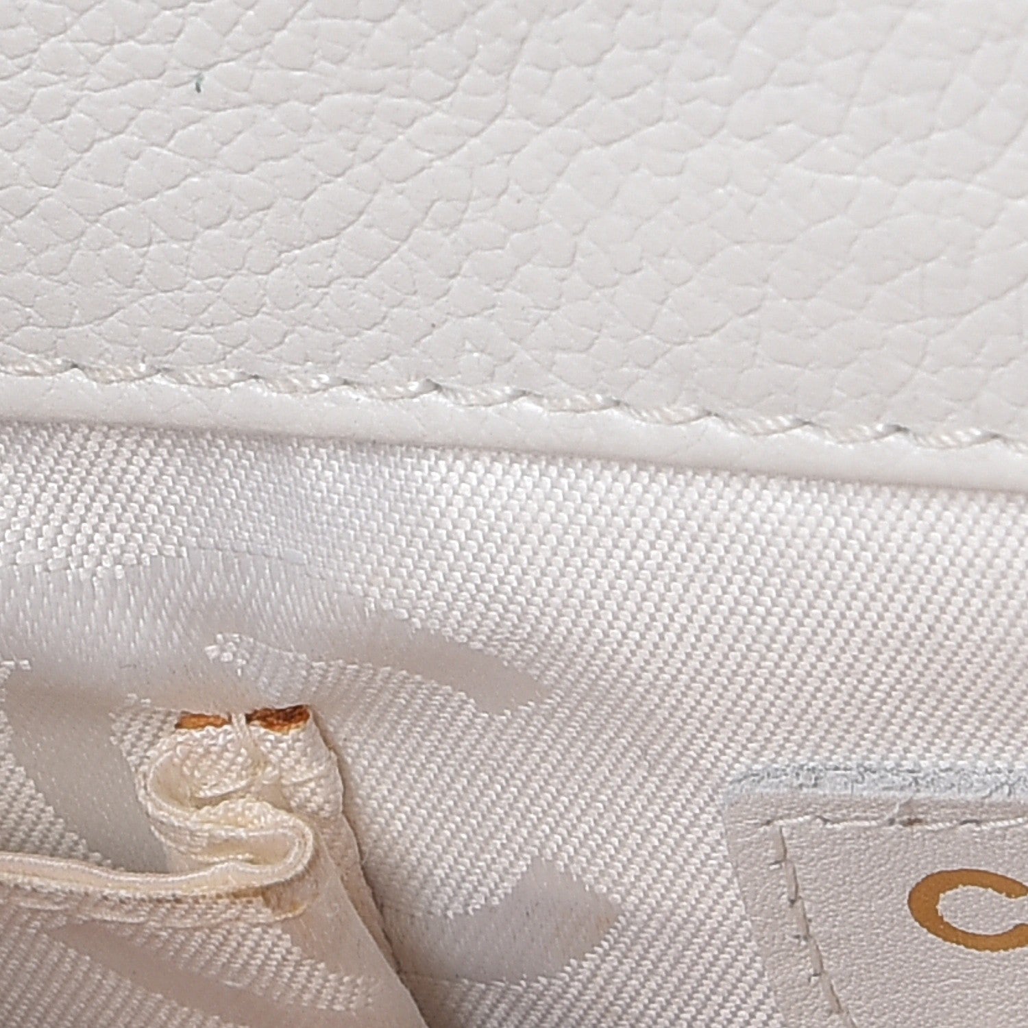 Chanel Calfskin Multicolor Stitch Tote White 11 of 18