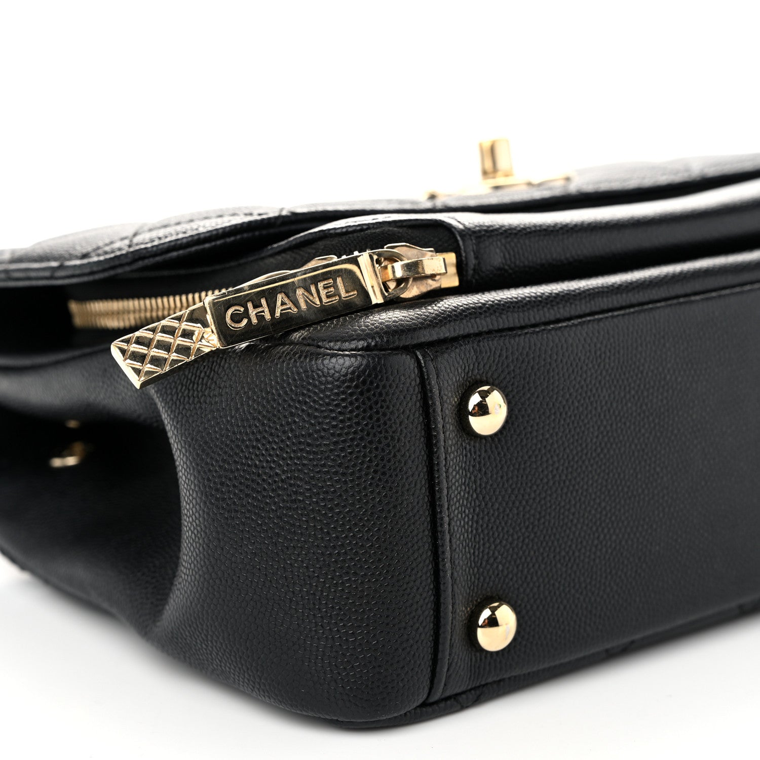 Chanel Caviar Quilted Medium Business Affinity Flap Black 9 of 10