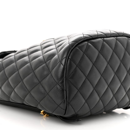 Chanel Lambskin Quilted Small Urban Spirit Backpack Black 9 of 12