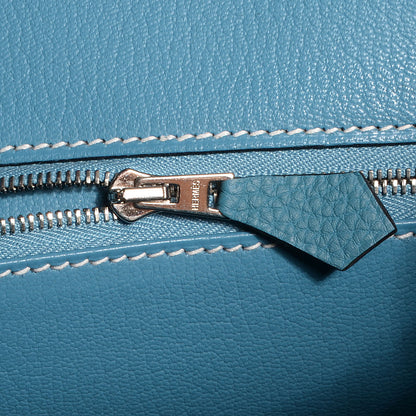 Hermes Togo Birkin 35 Blue Jean 16 of 26