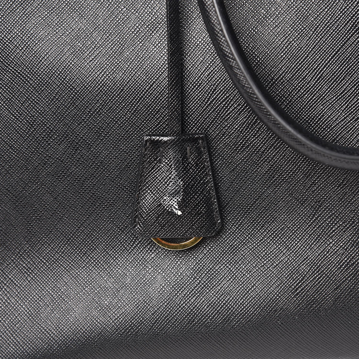 Prada Saffiano Medium Galleria Double Zip Tote Black 8 of 12