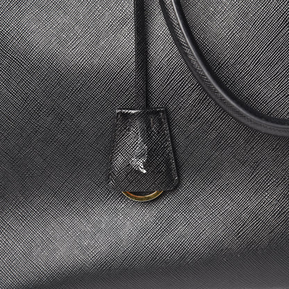 Prada Saffiano Medium Galleria Double Zip Tote Black 8 of 12