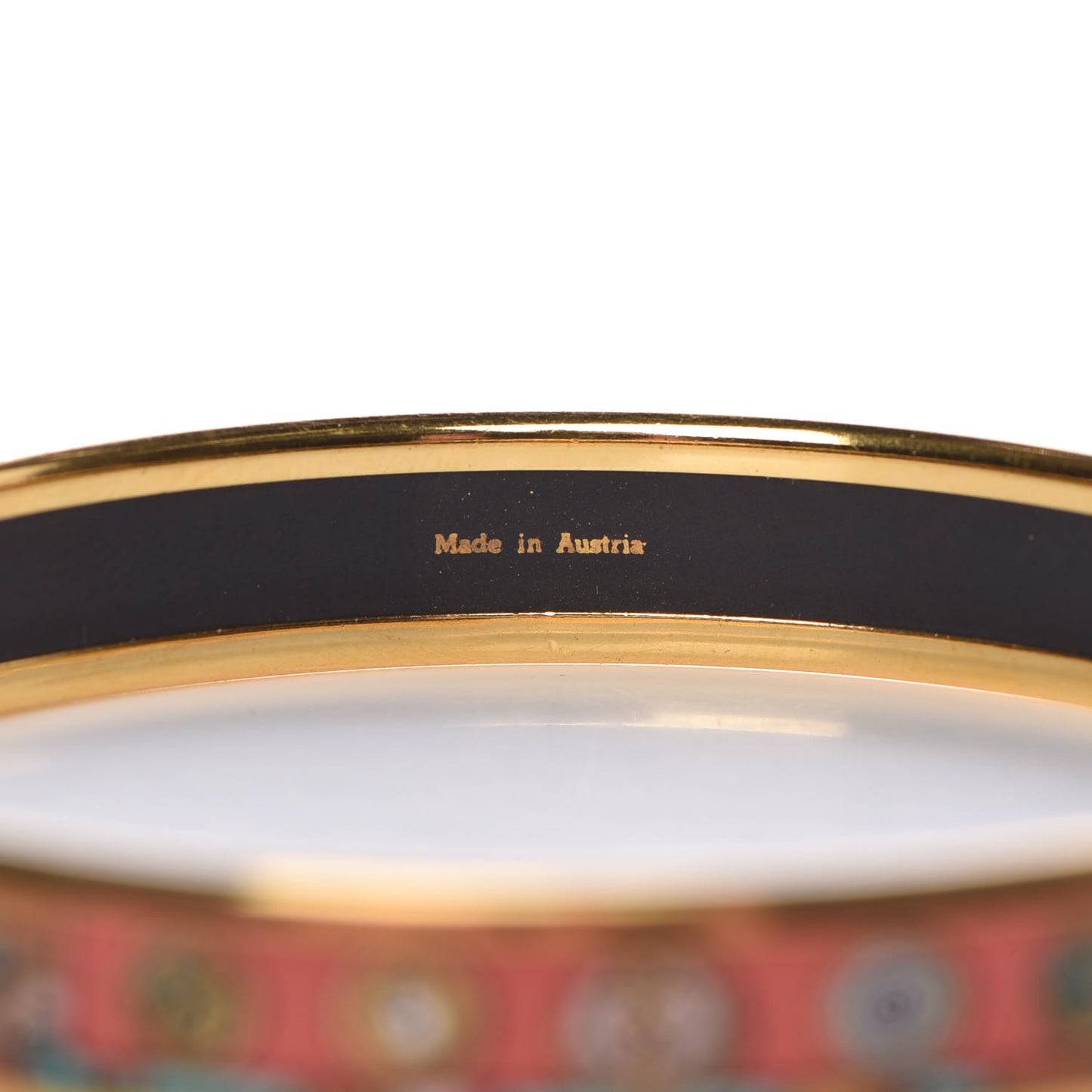 Enamel Printed Narrow Bracelet 65