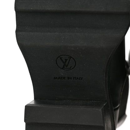 Louis Vuitton Calfskin Monogram Beaubourg Ankle Boots 40.5 Black 7 of 8
