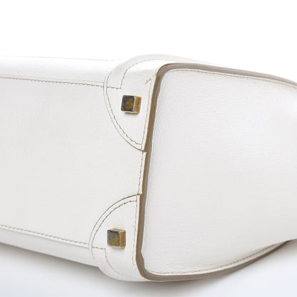 Celine Goatskin Micro Luggage White 12 of 18