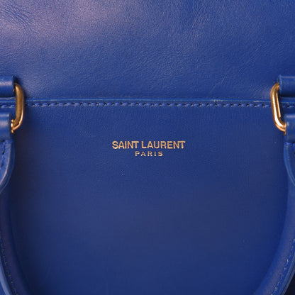 Saint Laurent Calfskin Classic Baby Duffle Blue 8 of 23