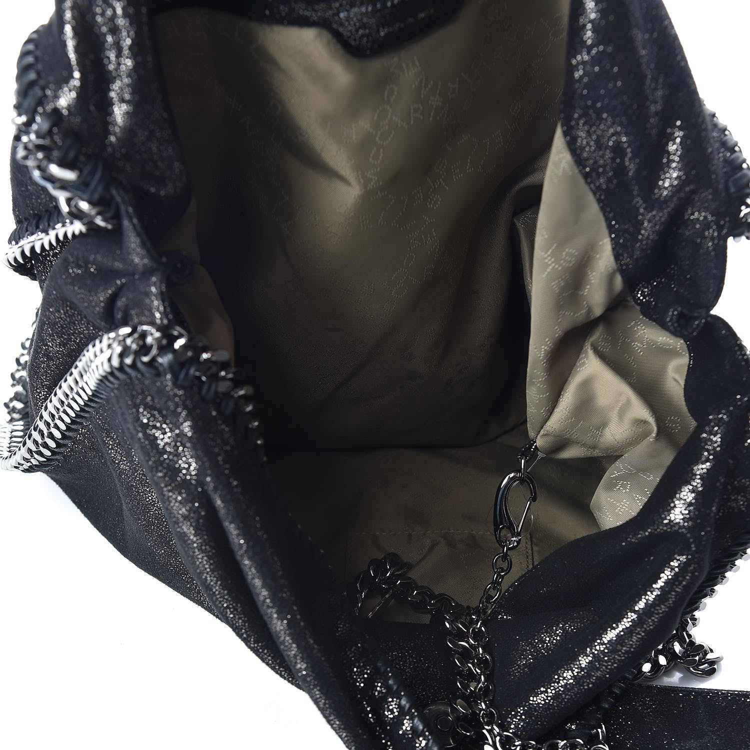 Stella McCartney Shaggy Deer Big Falabella Tote Black 5 of 10