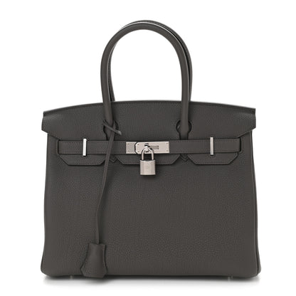 Hermes Togo Birkin 30 Etain 1 of 11