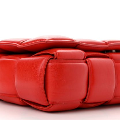 Bottega Veneta Lambskin Maxi Intreccio Padded Chain Cassette Crossbody Bag Nail Polish 9 of 11