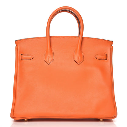 Hermes Swift Birkin 25 Orange 5 of 30