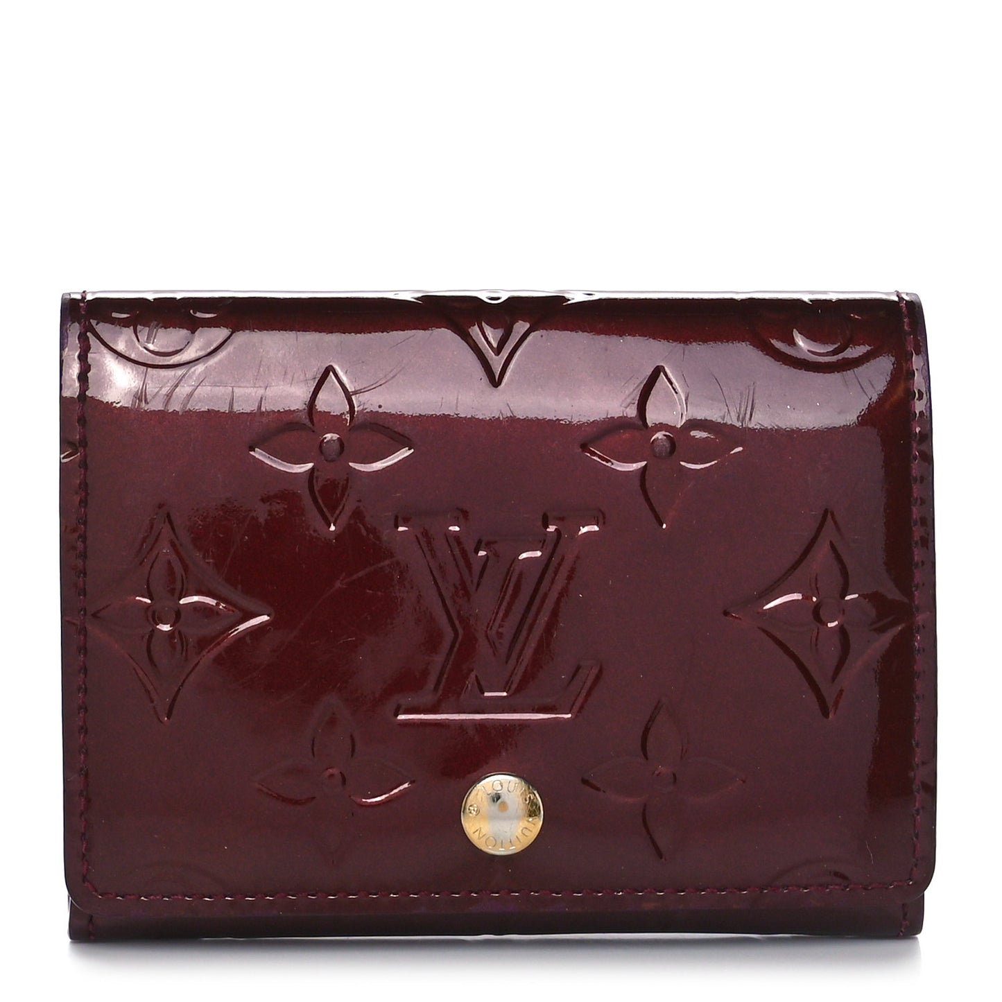 Vernis Business Card Holder Rouge Fauviste
