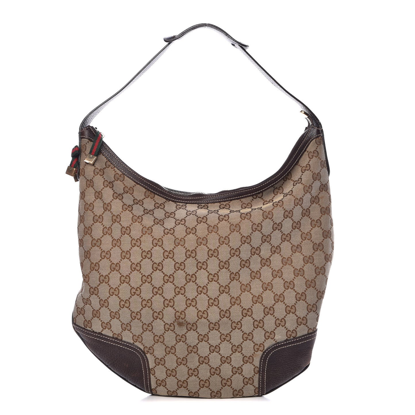 Monogram Large Princy Hobo Dark Brown