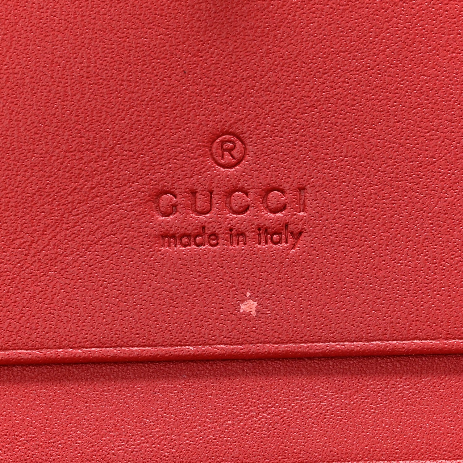 Gucci GG Supreme Monogram Bosco Patch Card Case Wallet Beige Malva Hibiscus Red 7 of 8