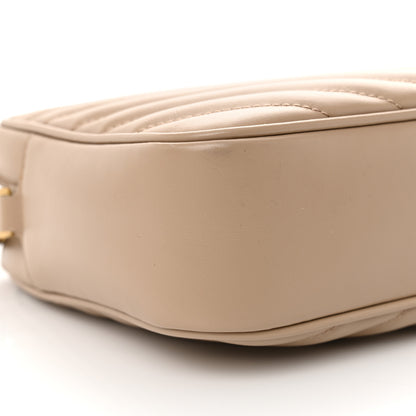 Saint Laurent Calfskin Matelasse Monogram Lou Camera Bag Dark Beige 9 of 12