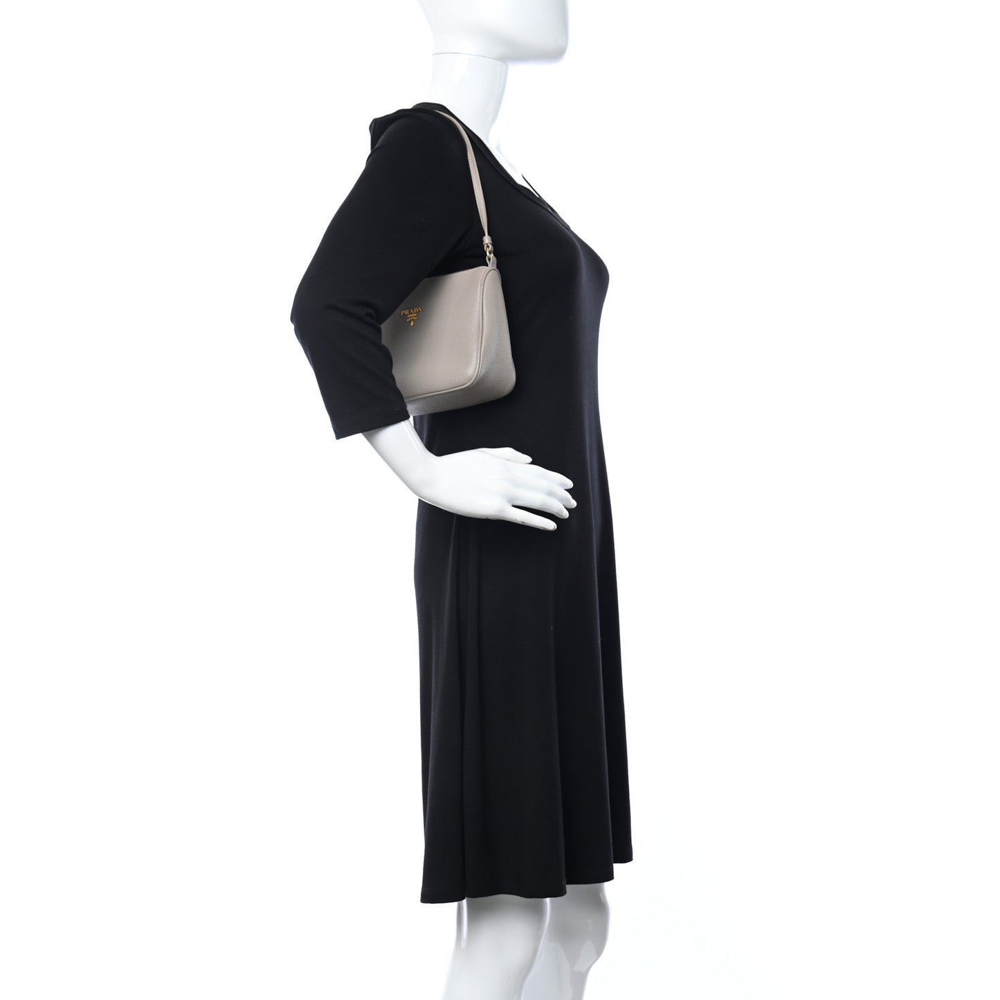 Vitello Daino Pochette Bag Pomice