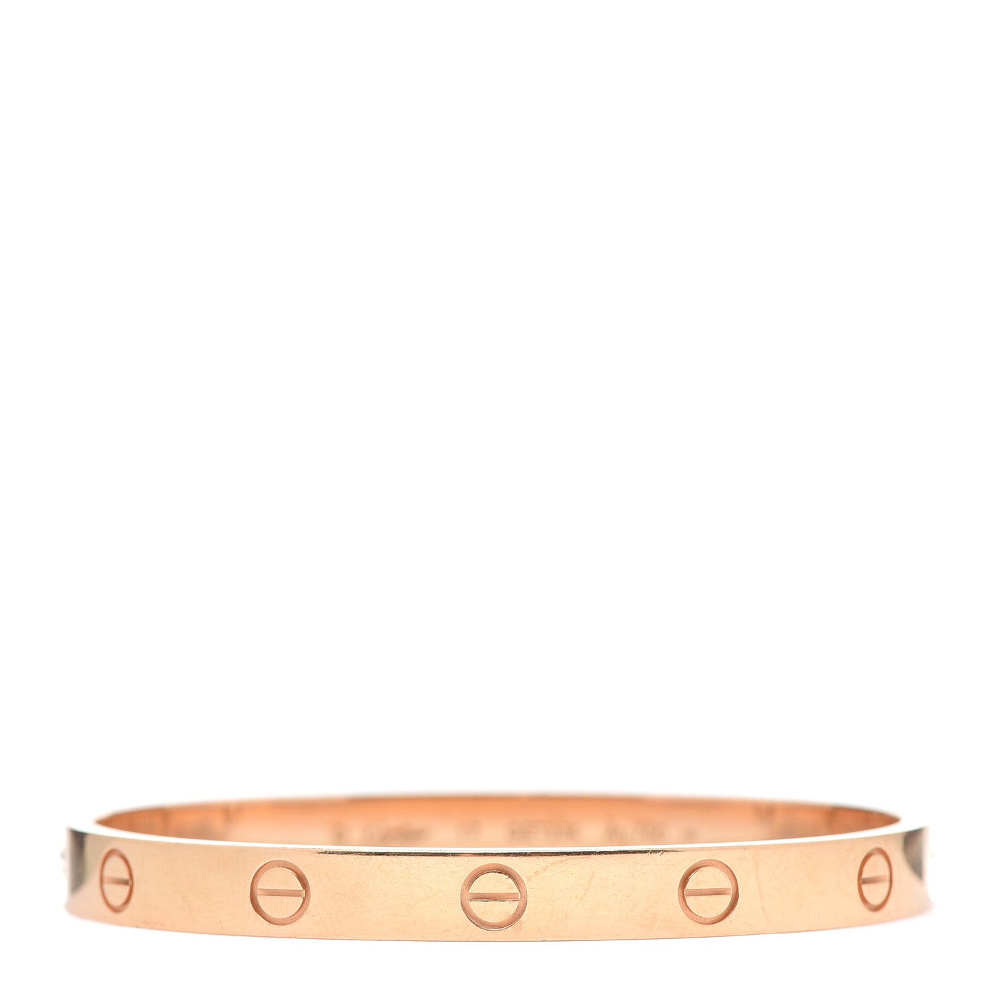 18K Pink Gold LOVE Bracelet 17