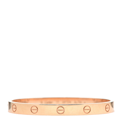 Cartier 18K Pink Gold LOVE Bracelet 17 1 of 8