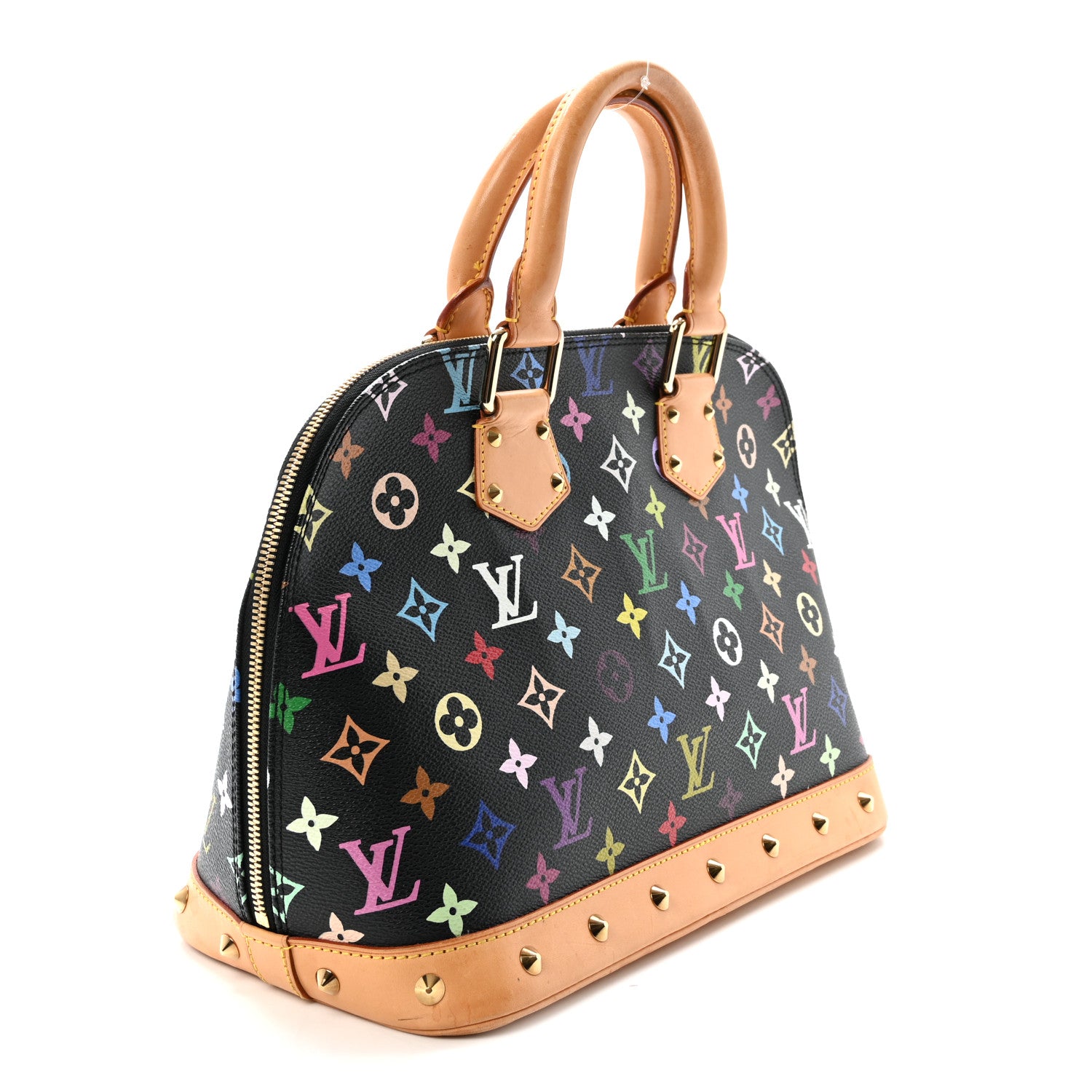 Louis Vuitton Monogram Multicolor Alma Black 3 of 9