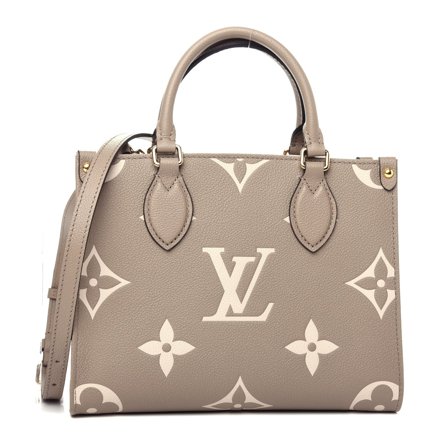 Louis Vuitton Empreinte Monogram Giant Onthego PM Tourterelle Creme 1 of 10