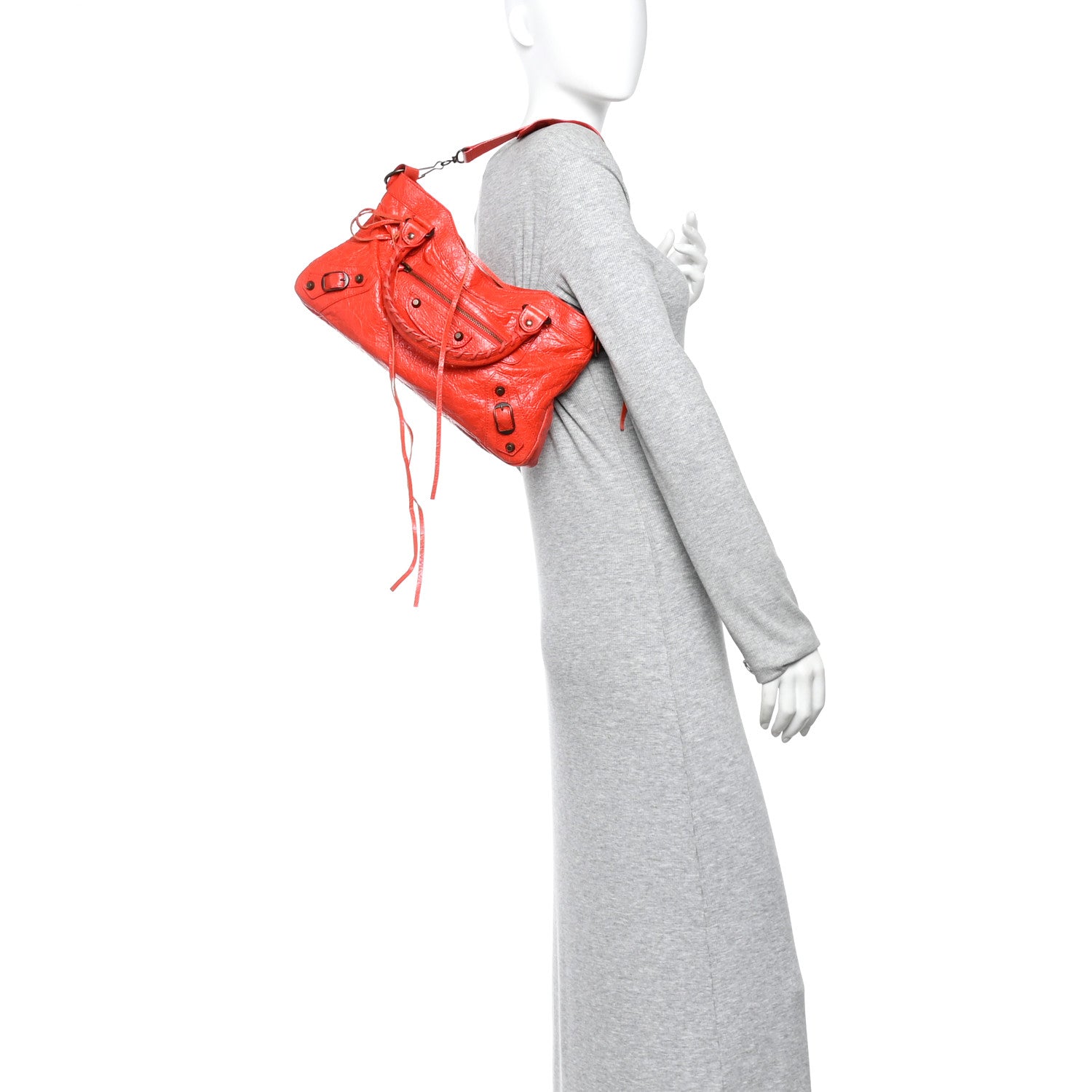 Balenciaga Agneau Classic Hardware First Rouge Coquelicot Rouge Braise 2 of 11