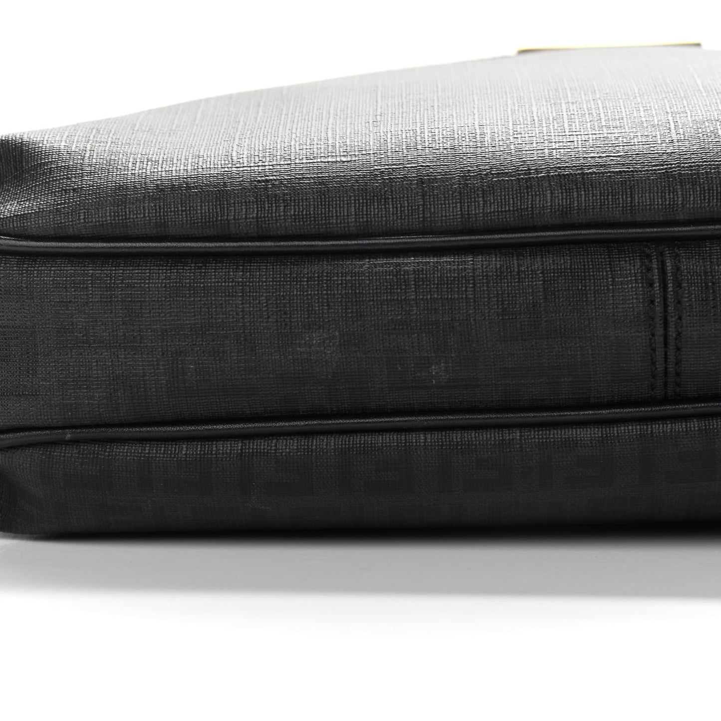Zucchino Spalmati Vitello Messenger Bag Black
