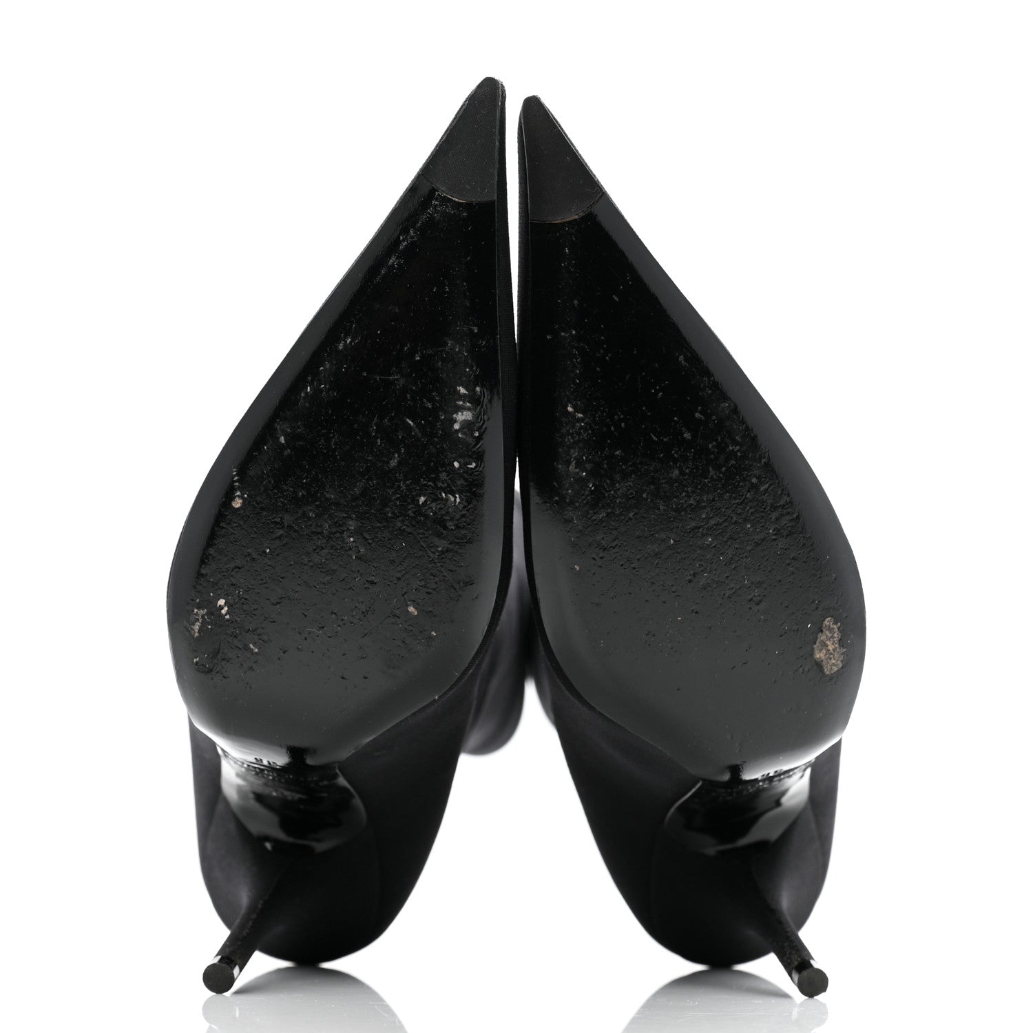 Balenciaga Jersey Crepe Extreme Pointed Toe Knife Booties 38 Black 5 of 9