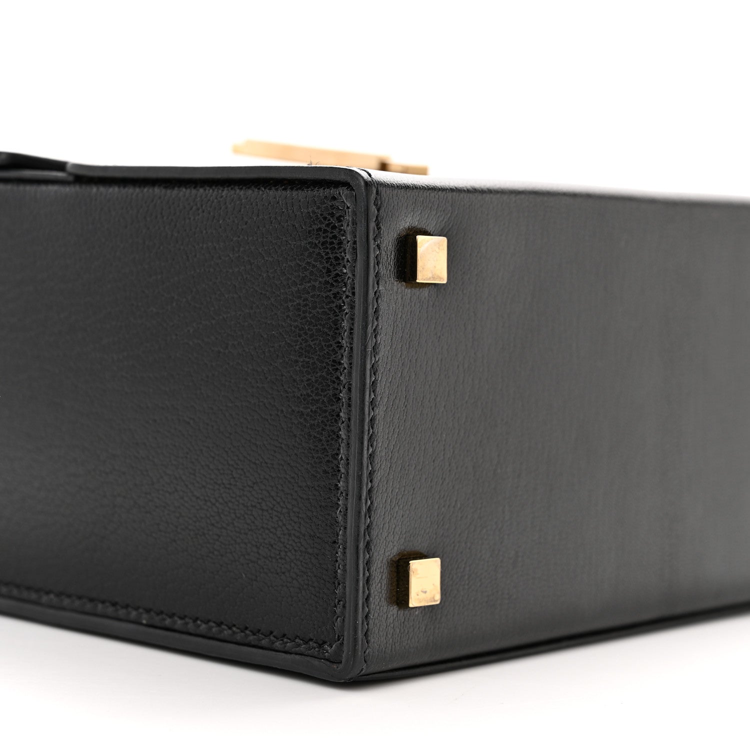 Hermes Chevre Chamkila Cinhetic Boxy Top Handle Bag Black 9 of 15