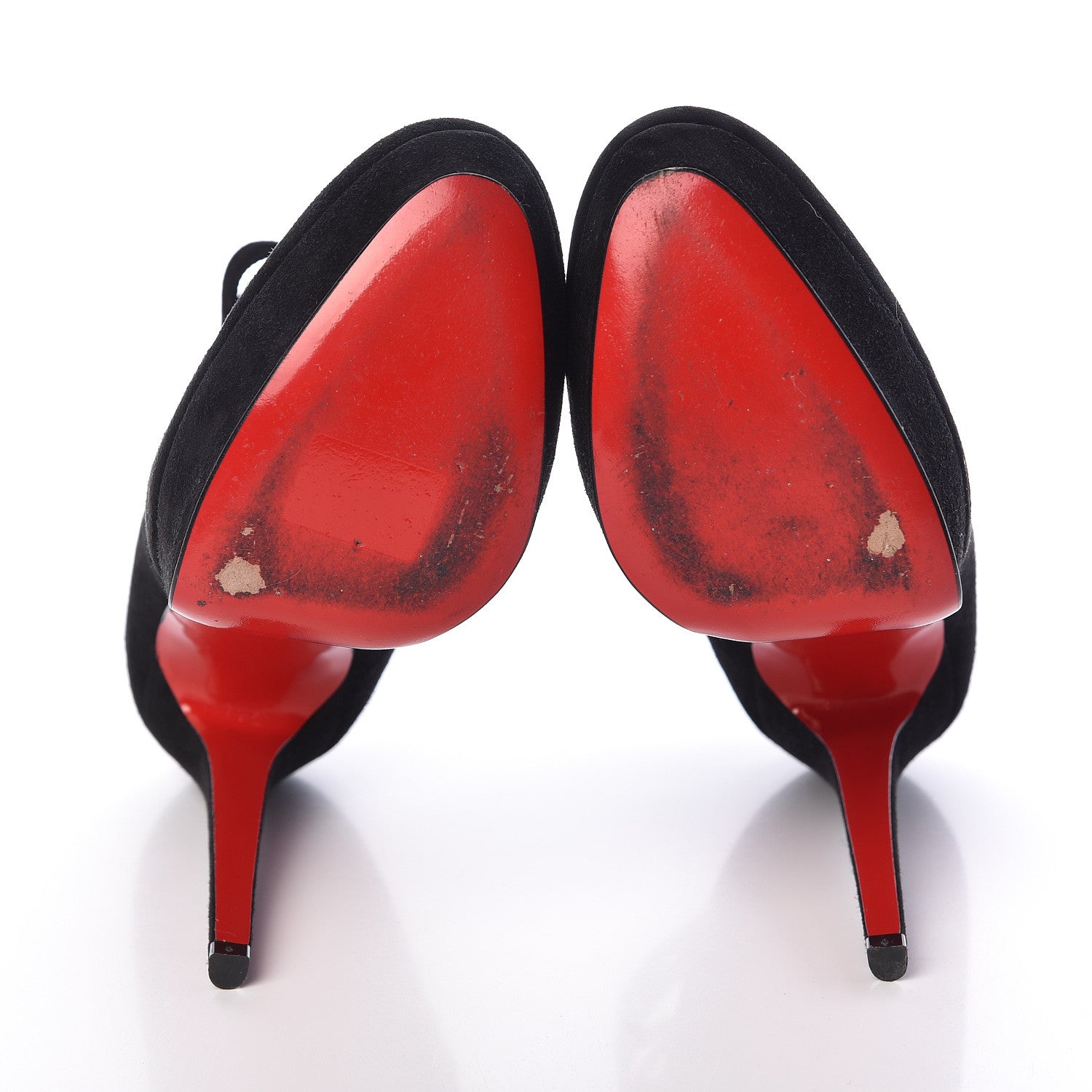 Christian Louboutin Veau Velours Berlinissimo 140 Cage Platform Booties 40.5 Black 5 of 9