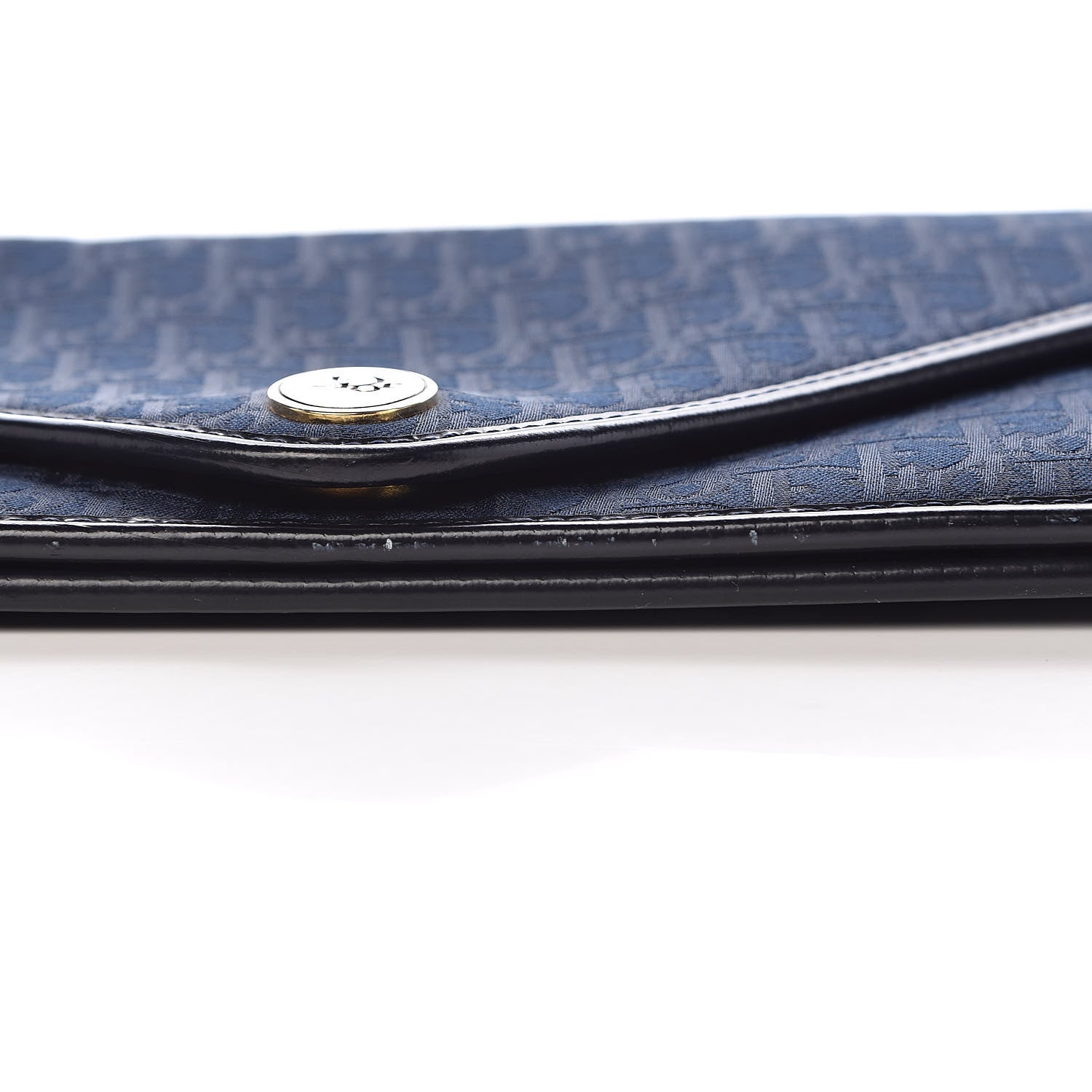 Christian Dior Monogram Chain Flap Navy 11 of 12
