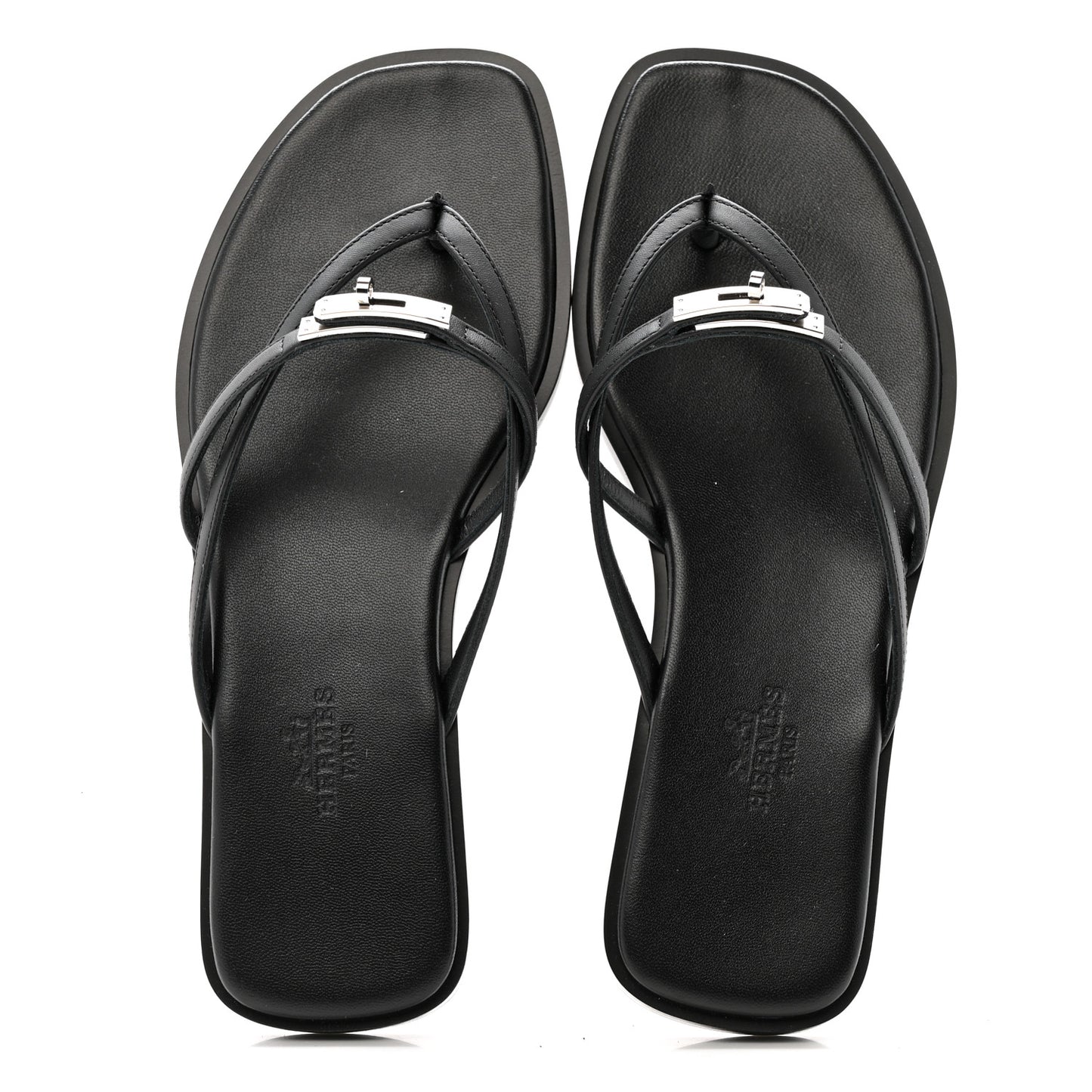 Calfskin Miss Sandals 36 Black