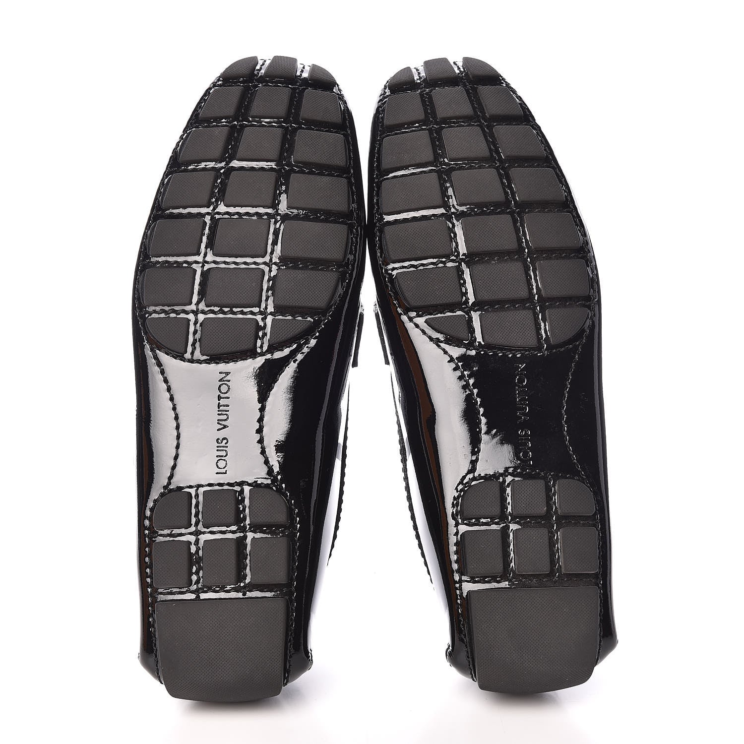 Louis Vuitton Patent Monte Carlo Loafers 7 Black 5 of 9