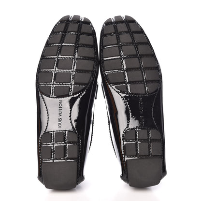 Louis Vuitton Patent Monte Carlo Loafers 7 Black 5 of 9