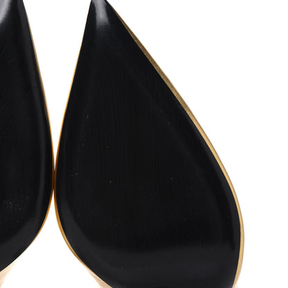 Saint Laurent Calfskin Opyum 100 Pumps 39 Gold 12 of 15