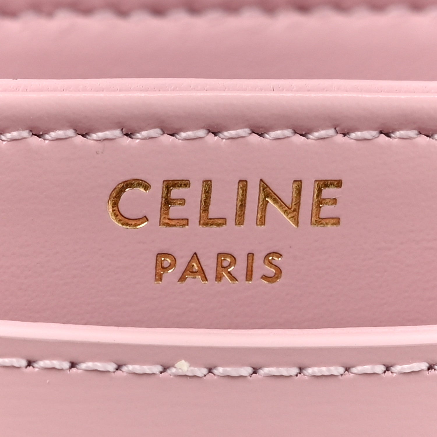 Celine Shiny Calfskin Triomphe Mini Besace Clea Light Pink 6 of 12